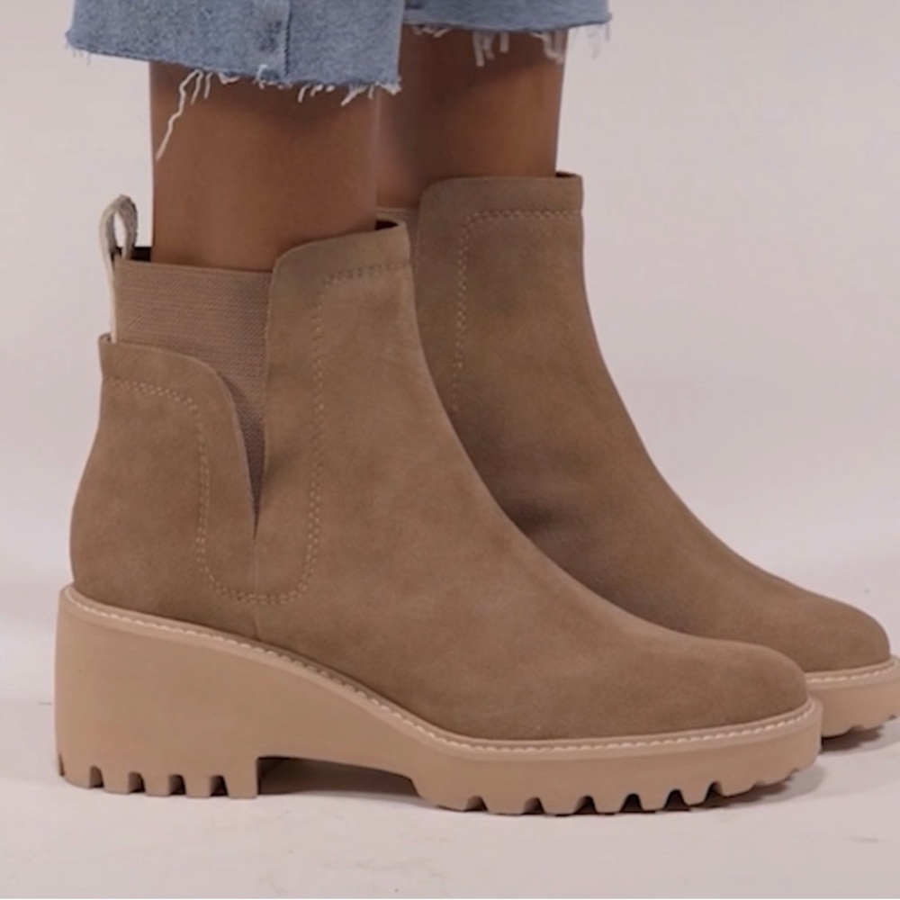 Dolce Vita Huey Caster H2O suede boots